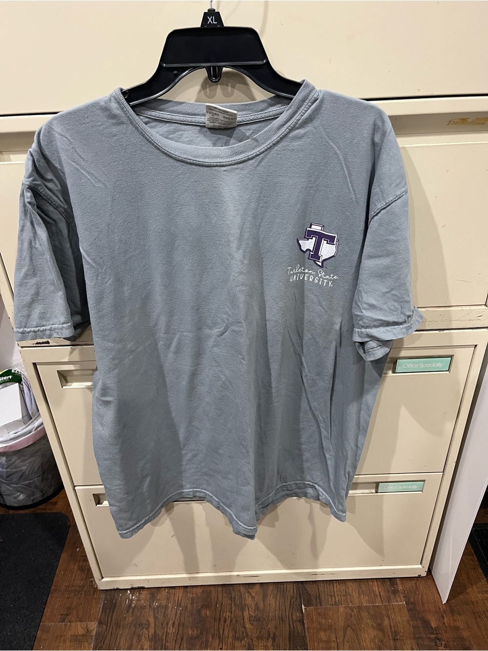 Tarleton State University Comfort Colors Light Gray Short-Sleeve tshirt